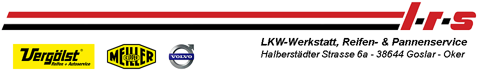Logo: LRS  LKW-Werkstatt, Reifen- & Pannenservice